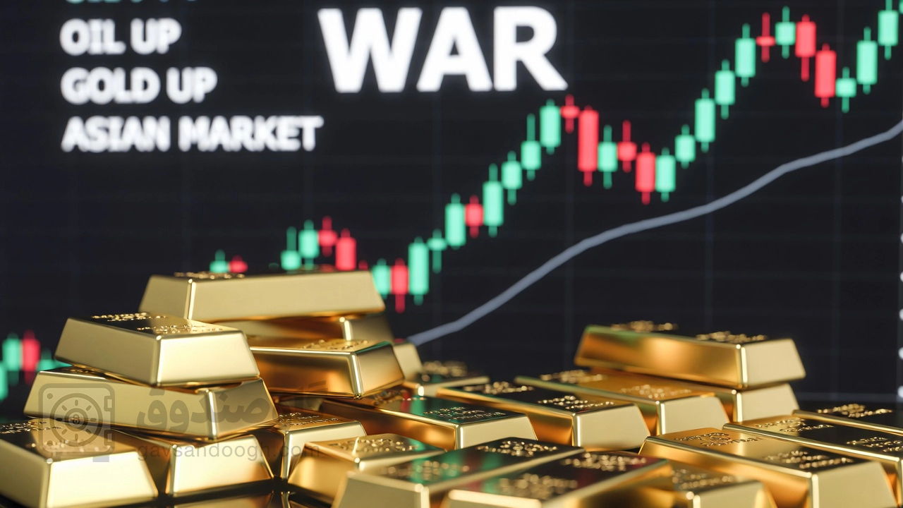 تأثیر خبر جنگ بر طلای جهانی